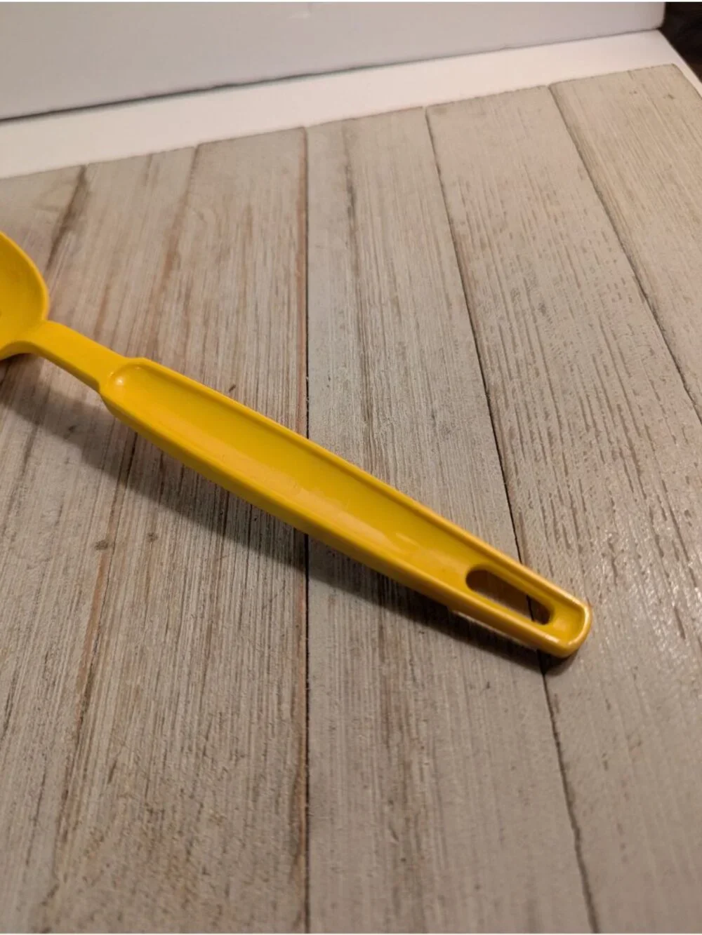 Ekco Slotted Serving Spoon Yellow Nylon Plastic 11